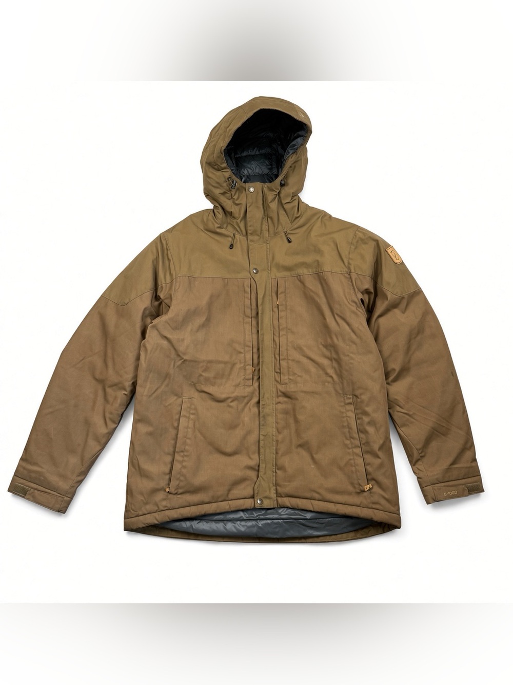 Fjallraven Skogsö Padded Jacket Men's XXL G-1000 Insulated Hooded Brown